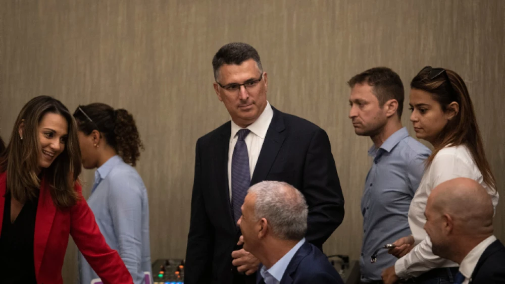 Likud member Gideon Sa'ar at a Likud Party faction meeting in Jerusalem, following the election results, Sept. 18, 2019. Photo by Hadas Parush/Flash90.
