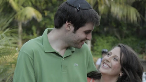 Jacob Kamaras, the author of this column, with his wife, Megan Marcus.