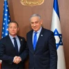Israeli Prime Minister Benjamin Netanyahu meets in his office in Jerusalem with U.S. Rep. Josh Gottheimer (D-NJ), July 3, 2023. Photo by Haim Zach/GPO.