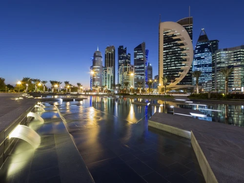 The skyline of Doha, Qatar. Credit: Pixabay.