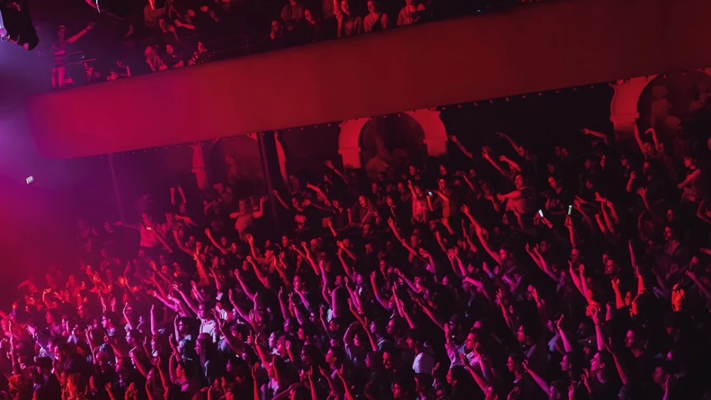 Concert goers watch a how at the Bataclan club in Paris, France on May 22, 2026. Photo courtesy of the Bataclan.