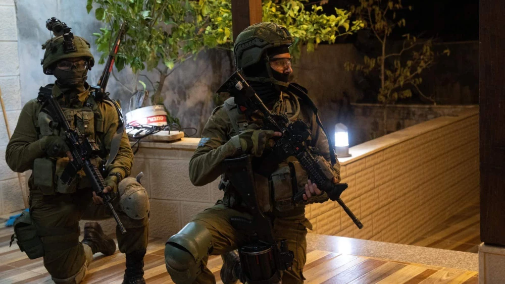 Israeli soldiers operating in Judea and Samaria, December 2024. Credit: IDF.