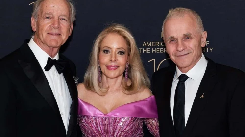 Lew and Ali Sanders with Asher Cohen