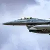A United States Air Force F-16 fighter jet patrols the skies over the Middle East, July 2026. Credit: U.S. Central Command.