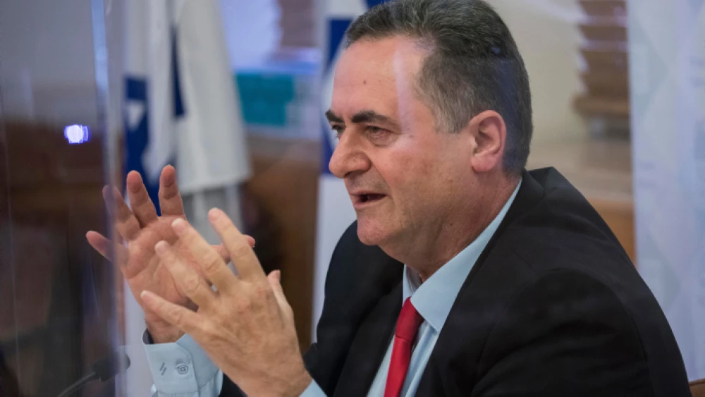 Israeli Finance Minister Israel Katz holds a press conference at the Finance Ministry in Jerusalem on July 1, 2020. Photo by Olivier Fitoussi/Flash90.