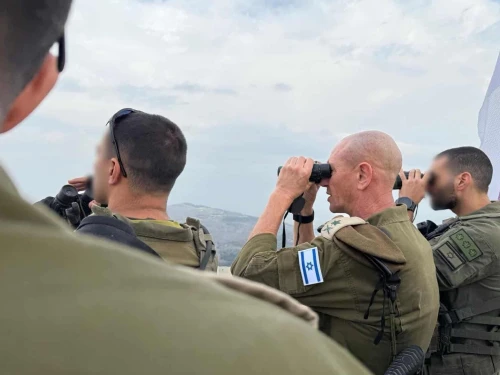 Israel Defense Forces OC Northern Command Maj. Gen. Rafi Milo during a visit to the Lebanese border, November 2025. Credit: IDF.