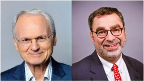 Zionist Organization of America national president Mort Klein (left), and HIAS president and CEO Mark Hetfield