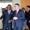 Togolese Foreign Minister Robert Dussey meets with Israeli Foreign Minister Gideon Sa’ar at the Foreign Ministry in Jerusalem on Jan. 29, 2026. Source: @gidonsaar/X.