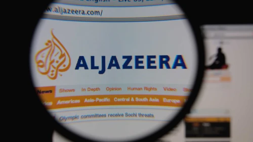 Al Jazeera homepage