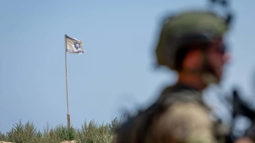 Ultra orthodox Jewish reserve soldiers of the IDF's Hasmonean Brigade operate in the Gaza Strip, on June 26, 2025. Photo by Chaim Goldberg/Flash90.