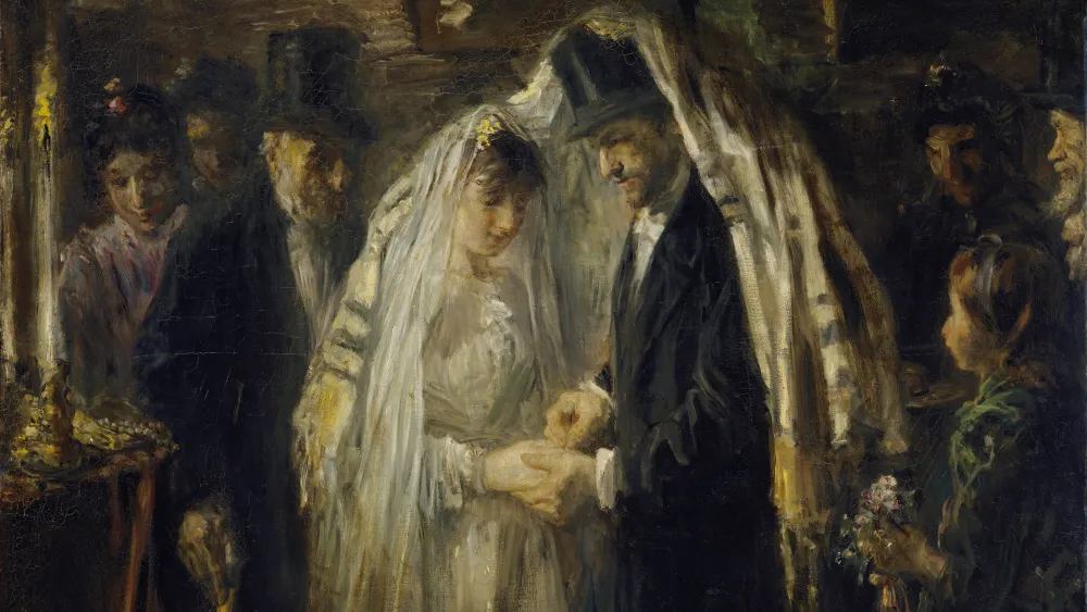 Jozef Israëls Jewish wedding