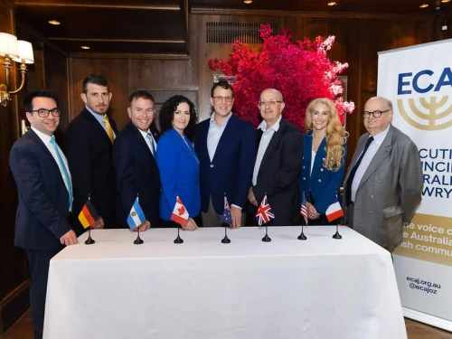 Global Jewish leaders concluded the J7 Task Force’s first summit in Sydney, held Dec. 3–8, 2025, standing with Australia’s Jewish community amid record antisemitism and urging governments worldwide to act against anti-Jewish hate. Credit: ADL.