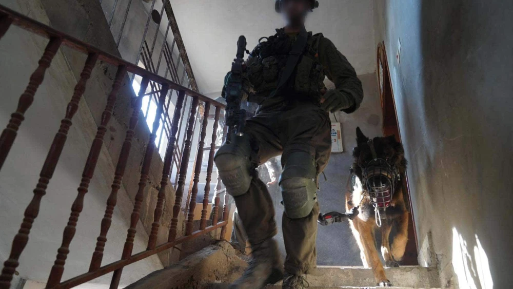 Israeli forces conducting ground operations in the Gaza Strip, Jan. 8, 2024. Credit: IDF.