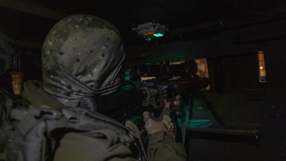 Israeli forces arrest two Palestinian terrorists suspected of carrying out the shooting attack that killed IDF soldier Staff Sgt. Ido Baruch, Feb. 11, 2023. Credit: Israel Defense Forces.