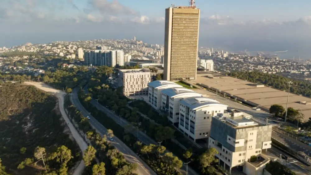 Aerial view of Haifa university, Sept. 20, 2018. Photo by Matanya Tausig/Flash90.