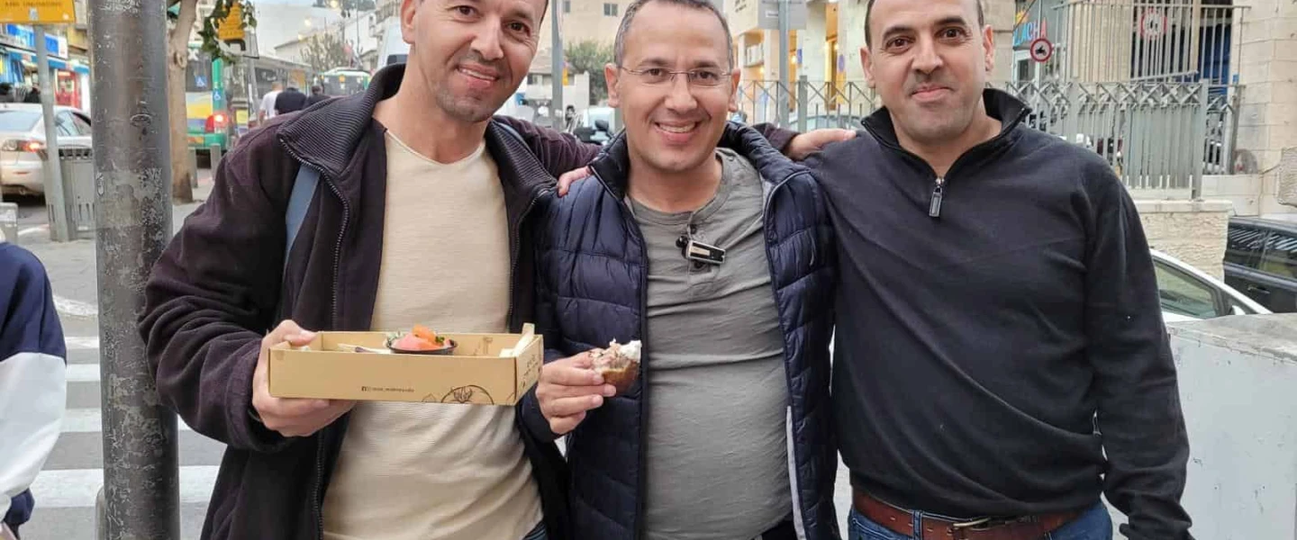 From left, brothers Yossi, Sharon and Eli Sharabi. Credit: Courtesy of the Hostage and Missing Families Forum.
