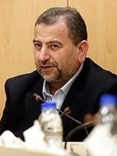 Saleh al-Arouri, a top leader of Hamas, in 2017. Credit: Sayyed Mahmoud Hosseini/Tasnim News Agency via Wikimedia Commons.