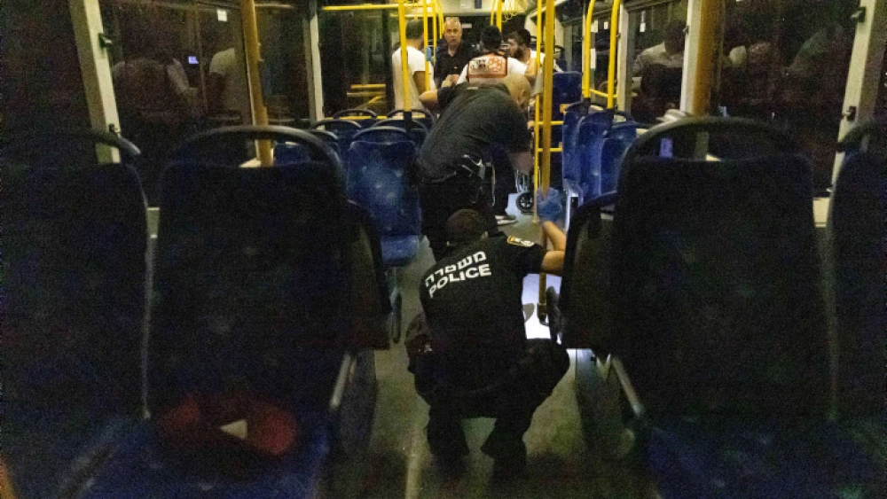 Israeli security forces at the scene of a shooting attack near Jerusalem's Old City, Aug. 14, 2022. Photo by Yonatan Sindel/Flash90.