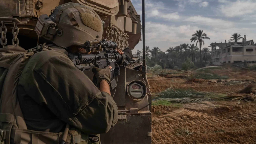 Israeli troops operating in the Hamas-ruled Gaza Strip, Dec. 14, 2023. Credit: IDF.