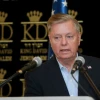 U.S. Sen. Lindsey Graham speaks during a press conference in Jerusalem, July 2, 2019. Credit: Flash90.