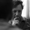 Writer Amos Oz, courtesy of the film "The Fourth Window." Credit: IDF Archives.