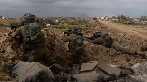 Israeli troops operating in the Gaza Strip, March 23, 2024. Credit: IDF.