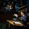 Ambassador to the U.N. Danny Danon speaks at an emergency General Assembly meeting in New York, Dec. 21, 2017. Photo by Amir Levy/Flash90.