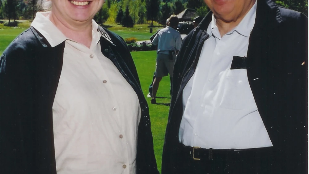 Professor Bernard Lewis with longtime partner Buntzie Churchill