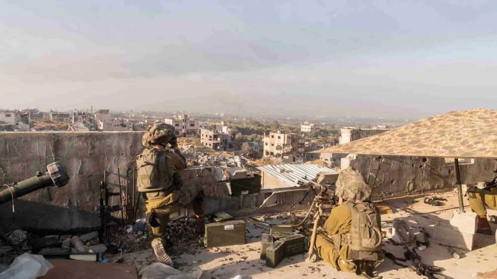 Israeli troops operating in the Hamas-ruled Gaza Strip, Dec. 3, 2023. Credit: IDF.