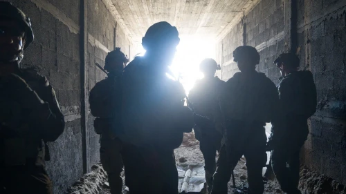 Israel Defense Forces troops operate in the southern Gaza Strip, Aug. 4, 2024. Credit: IDF.