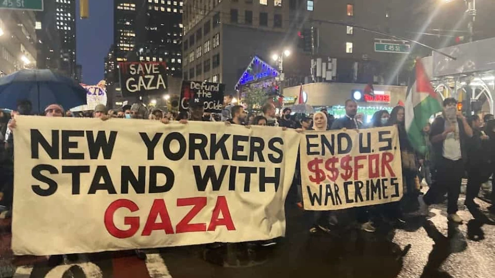 Pro-Palestinian Protest in New York City
