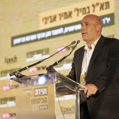 IDSF head Brig. Gen. (res.) Amir Aviv at the Israel Defense Conference in Jerusalem, May 9, 2023. Photo by Daniel Stravo/Israel Defense Conference/IDSF.