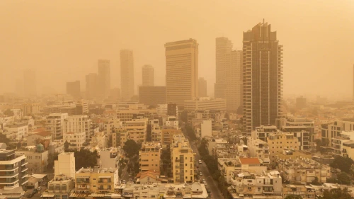 Tel Aviv haze