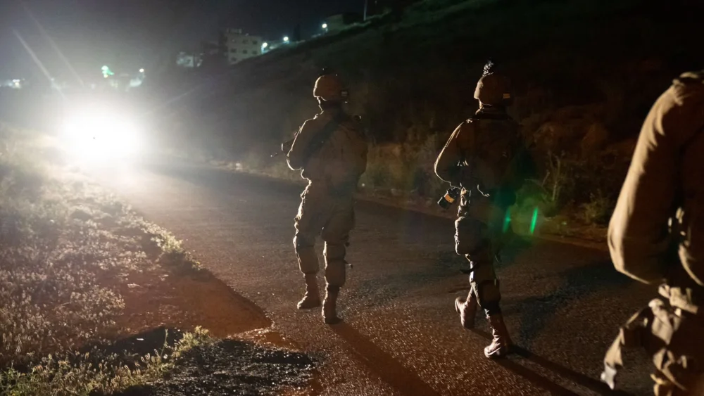 Israeli forces carry out counter-terrorist operations in Judea and Samaria, April 30, 2023. Credit: Israel Defense Forces.