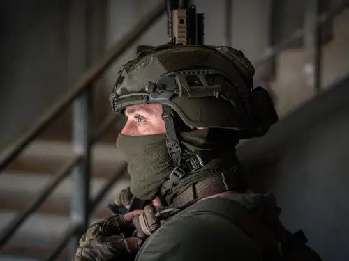 Israeli Border Police and IDF forces arrested a wanted suspect in the Bethlehem-area village of Al-Khader overnight on Aug. 12, 2025, on suspicion of involvement in terror activity against security forces. Credit: Israel Police.