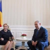 Israeli Prime Minister Benjamin Netanyahu meets with Romanian Prime Minister Viorica Dăncilă at the summit meeting of the Craiova State Forum in Varna, Bulgaria, on Nov. 2, 2018. Credit: Amos Ben Gershom/GPO.