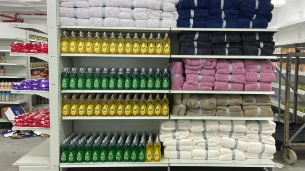 All the products at the free store are neatly displayed to make the shopping experience as pleasant as possible. Photo courtesy of Shani and Osher Shukrun.