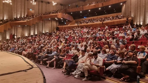 The Jerusalem Theater was packed for The Michael Levin Base’s annual gala on Sept. 16, 2025. Photo by Sharon Altshul.