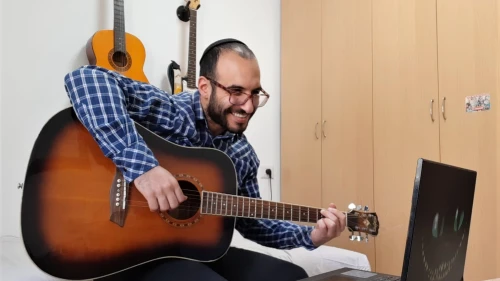 Nitzan Roitman performed for two shows for Shalva and Zichron Menachem. Credit: Courtesy of Nitzan Roitman.