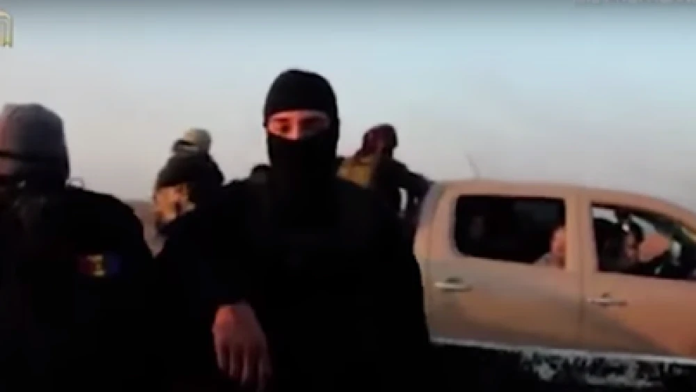 Islamic State terrorists in Syria. Source: Screenshot.