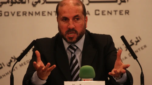 Mahmoud al-Habash, P.A. Minister of Religious Affairs, during a news conference in Ramallah, on Aug. 15, 2010. Photo by Issam Rinawi/Flash90.
