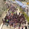 Thousands of runners take part in the 2018 international Jerusalem Marathon in Jaffa Gate in Jerusalem's Old City on March 9, 2018. Photo by Mendy Hechtman/Flash90.
