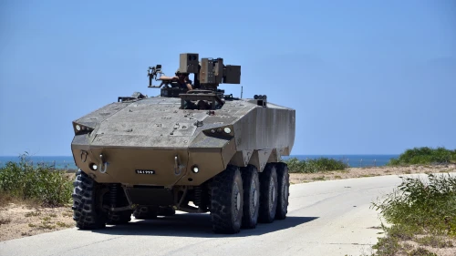 The IDF’s new Eitan armored personnel carrier. Credit: Israeli Defense Ministry.