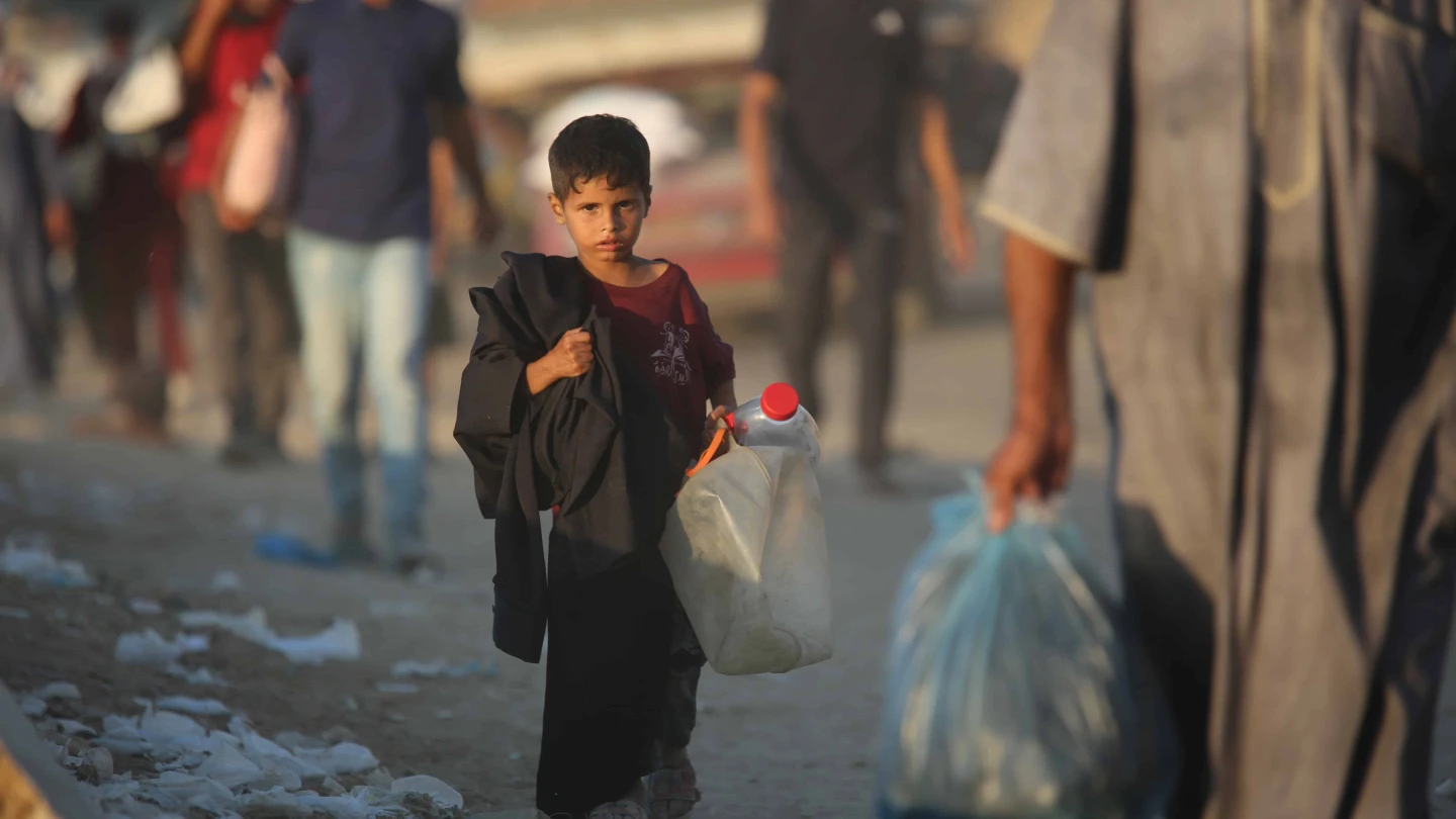 Palestinians in Gaza