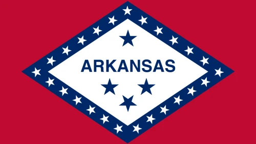 Flag of Arkansas. Credit: Wikimedpia Commons.