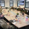 U.S. Chairman of the Joint Chiefs of Staff Army Gen. Mark Milley meets with senior Israeli defense officials at an air-force base in southern Israel on July 24, 2020. Source: IDF via Twitter.