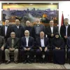 Jamila al-Shanti (bottom row, third from right), the first female delegate to Hamas's powerful political bureau. Source: Twitter.