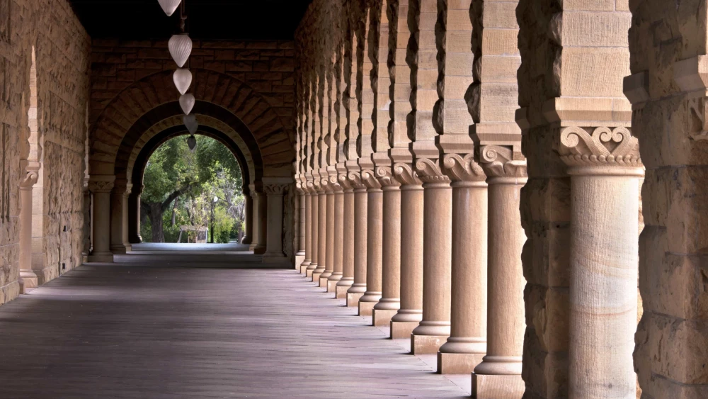 Pillars on the Campus of Stanford University, California