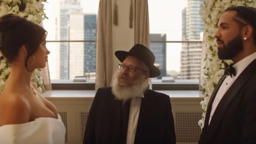 A still from a music video for the song "Falling Back" by Drake. Source: YouTube.