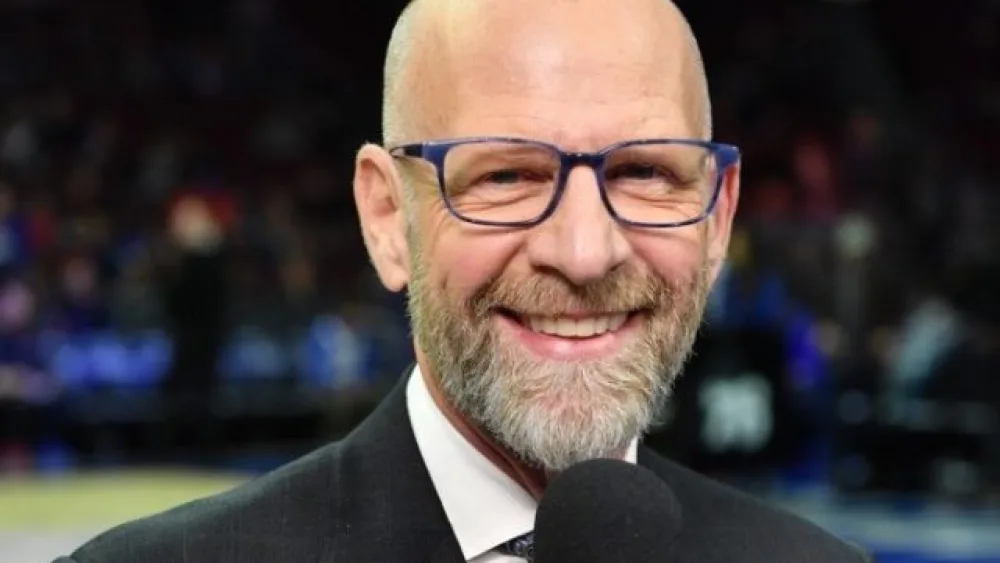 Former Philadelphia 76ers announcer Marc Zumoff is leading a student media delegation to Israel to broadcast the Maccabiah games. Courtesy: Philadelphia 76ers.